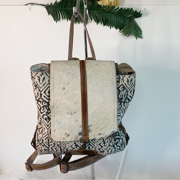 Myra Bag Oriental Cowhide Backpack! - Picture 2 of 5